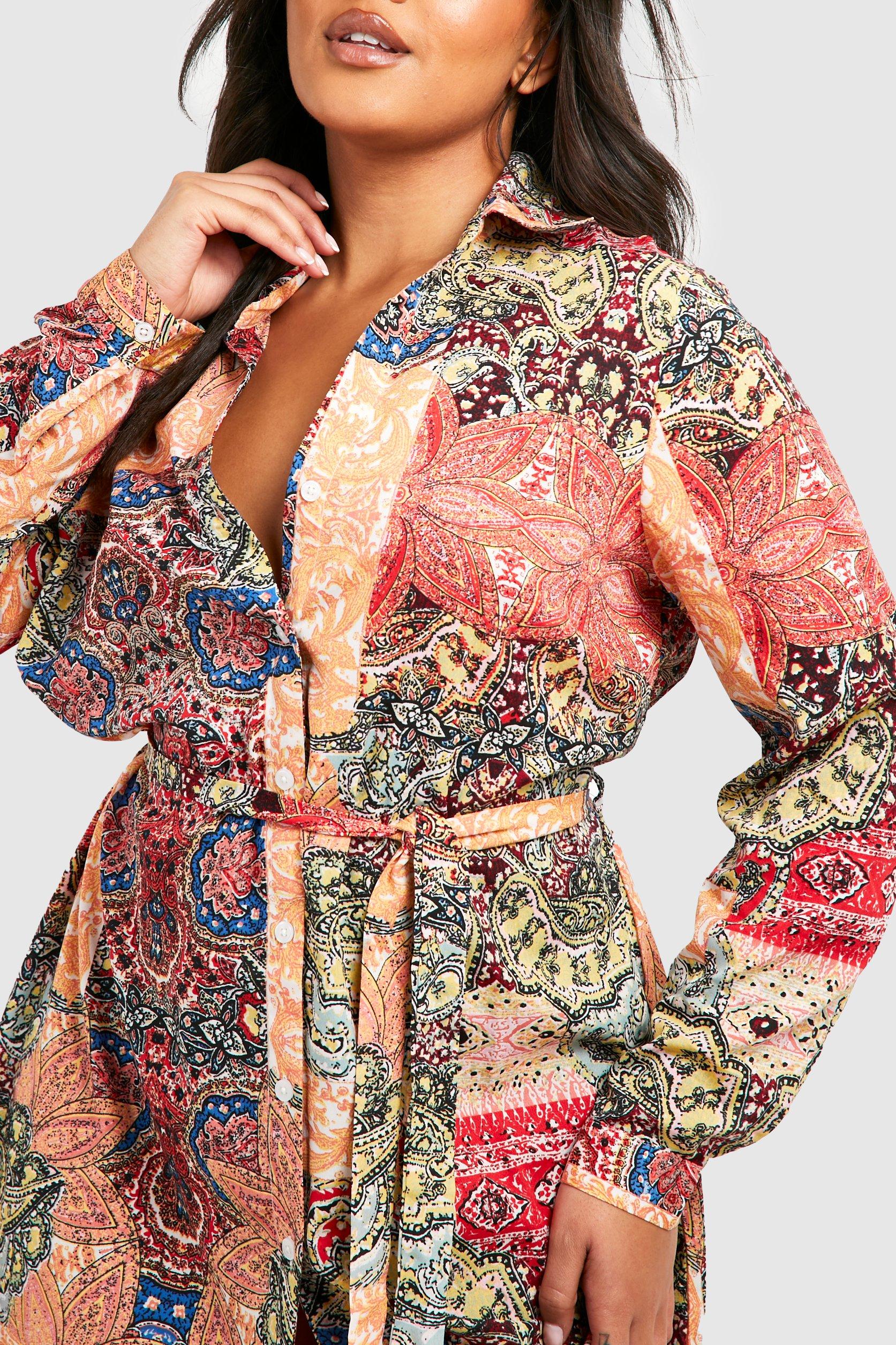 Boohoo hotsell paisley dress