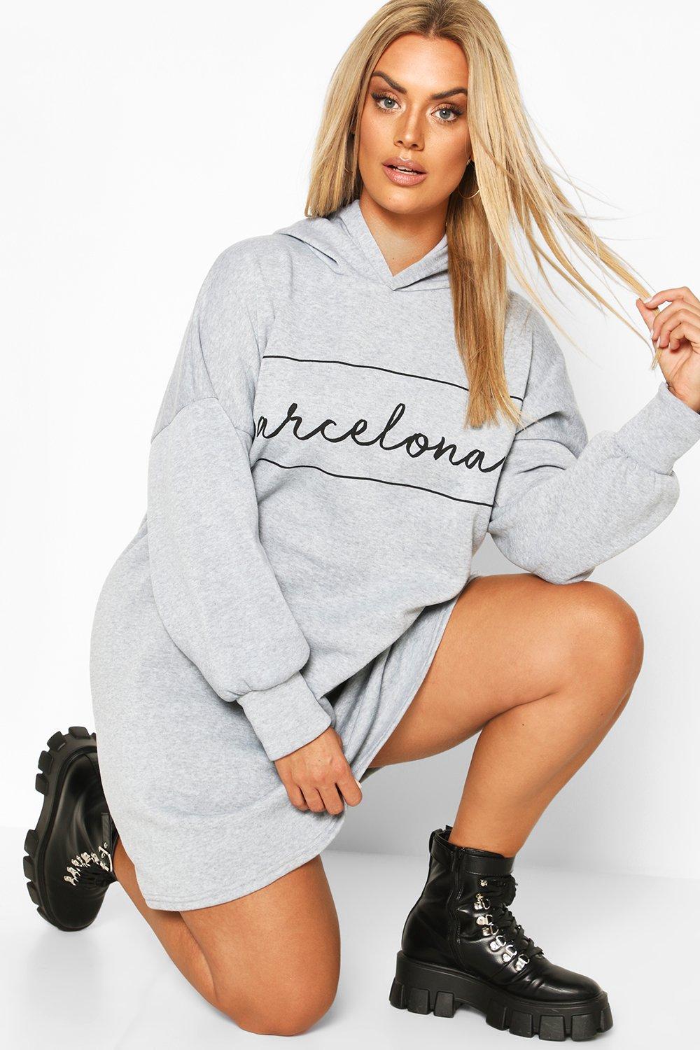 Boohoo clearance hoodie dress