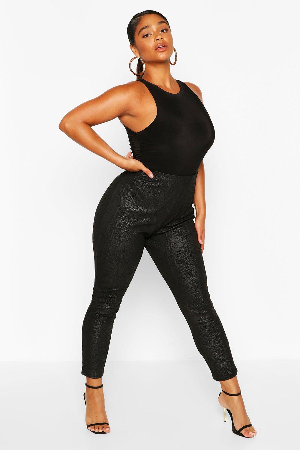 Coated leggings store plus size