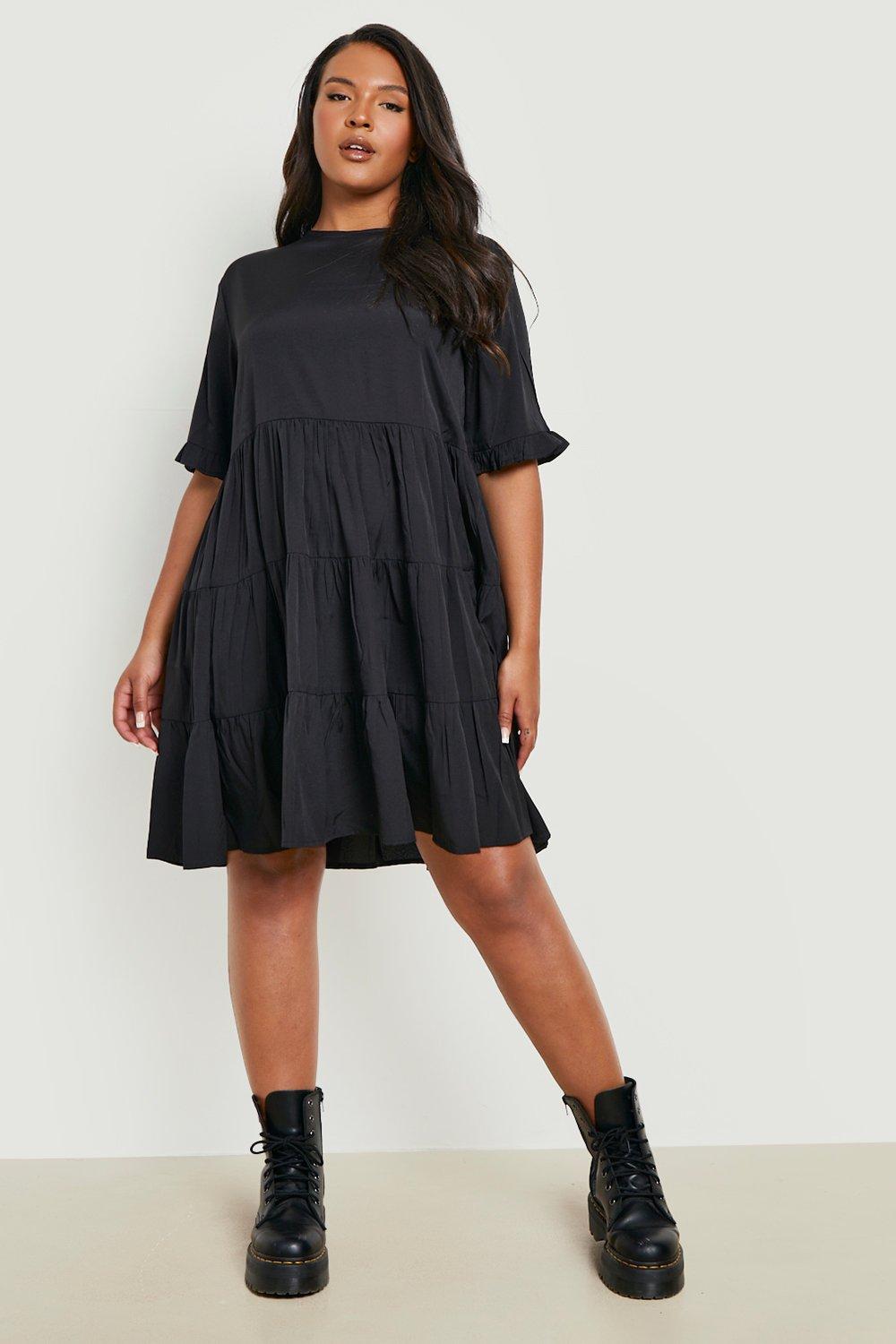 Boohoo shop smock dress