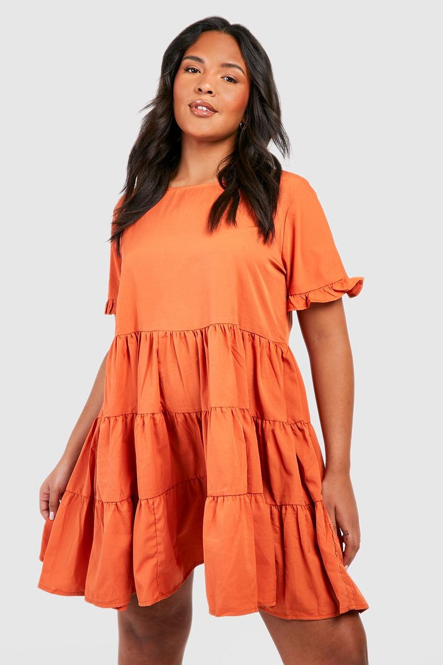 Orange Kleider | Kleider in Apricot | boohoo DE