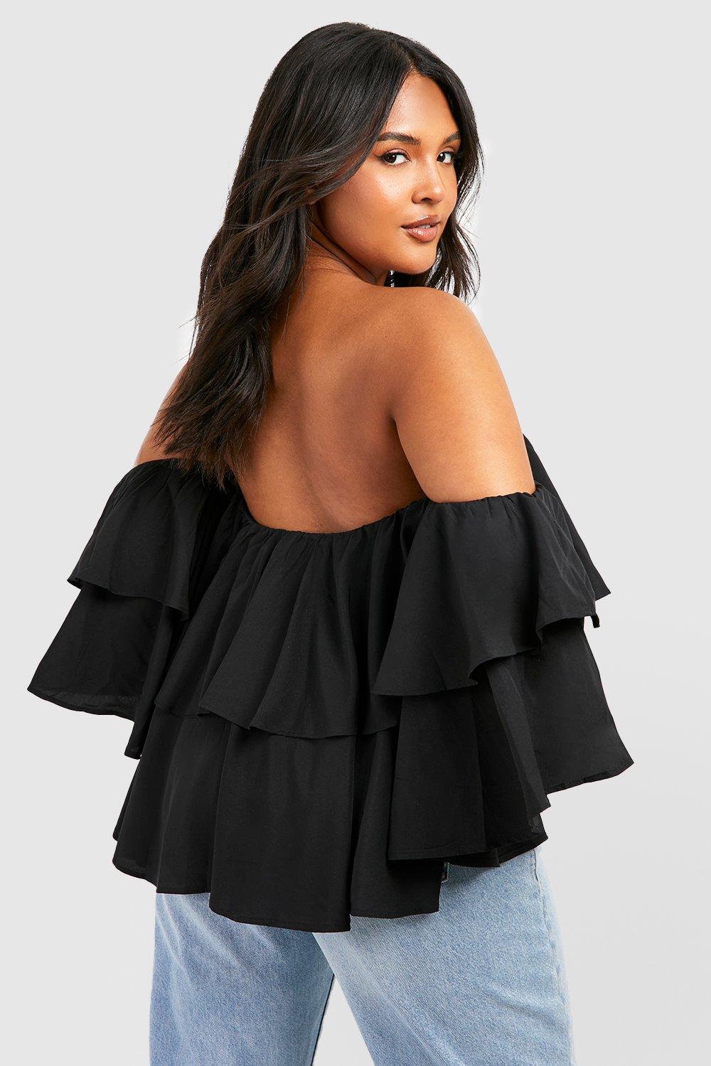 ruffle peplum top