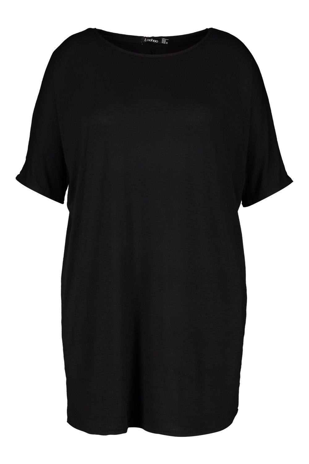 boohoo Plus Manhattan Graphic T-Shirt Dress - Red - Size 14