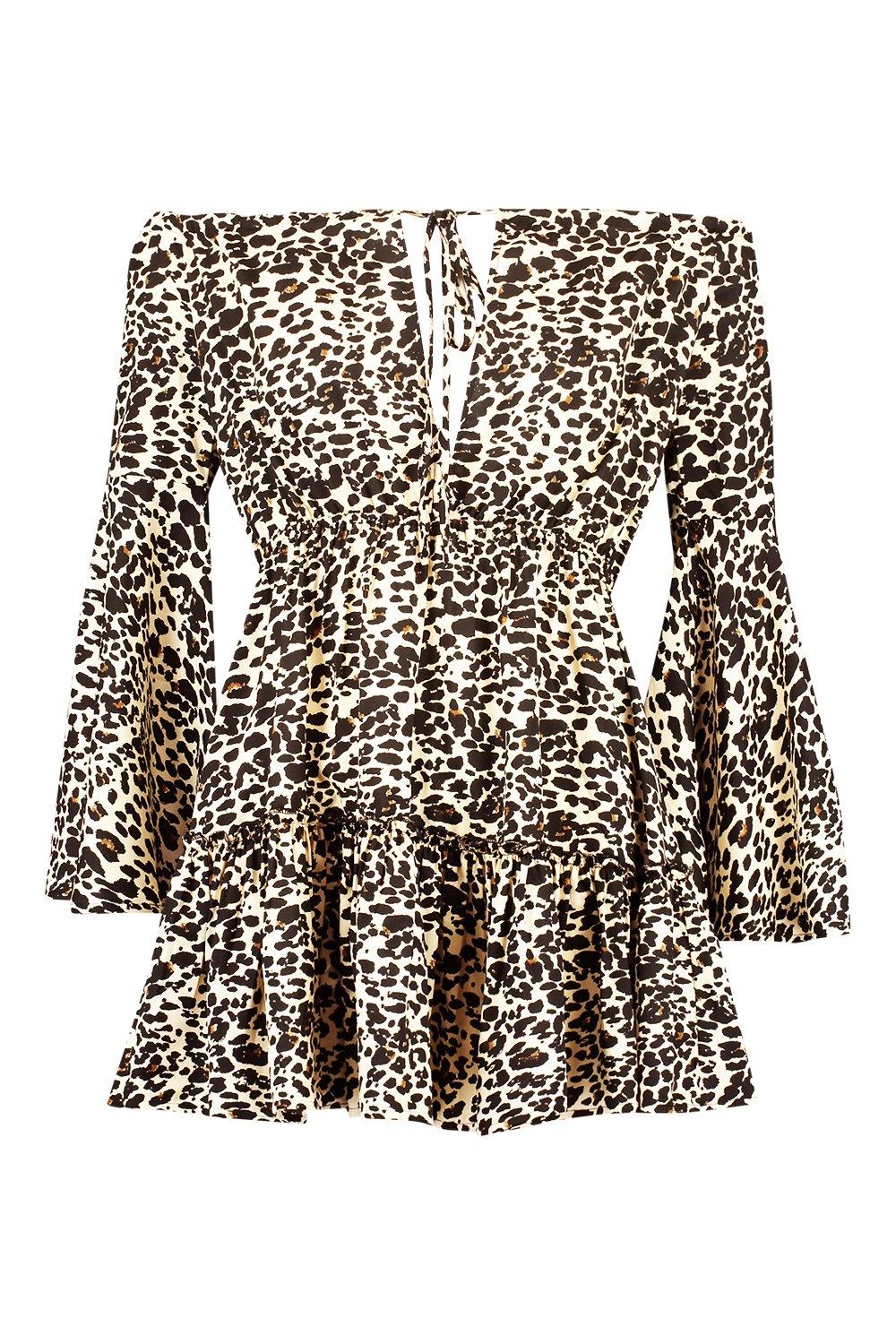 Shona joy leopard print on sale dress