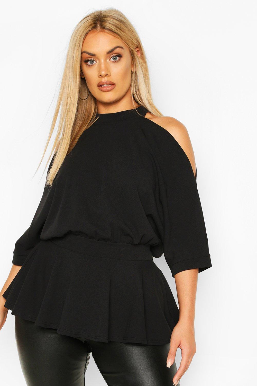 batwing peplum top