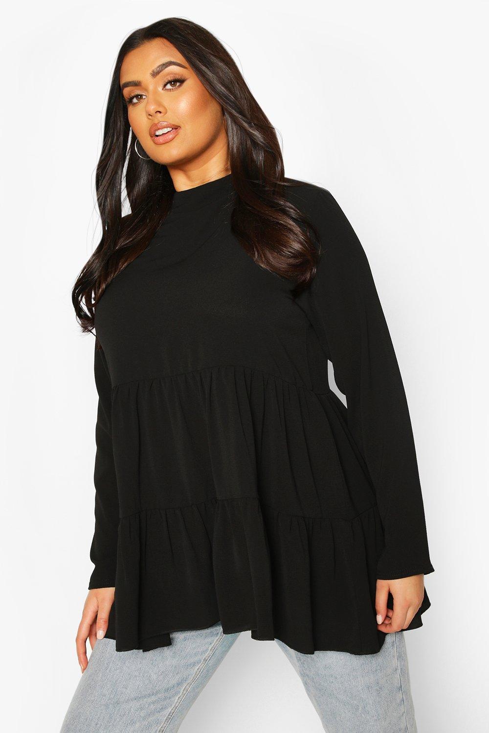 boohoo tops plus