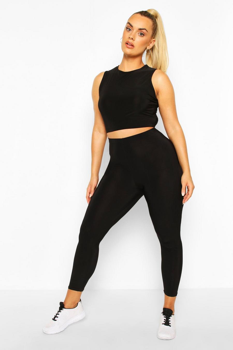 Plus Soft Touch Fitness-Leggings image number 1