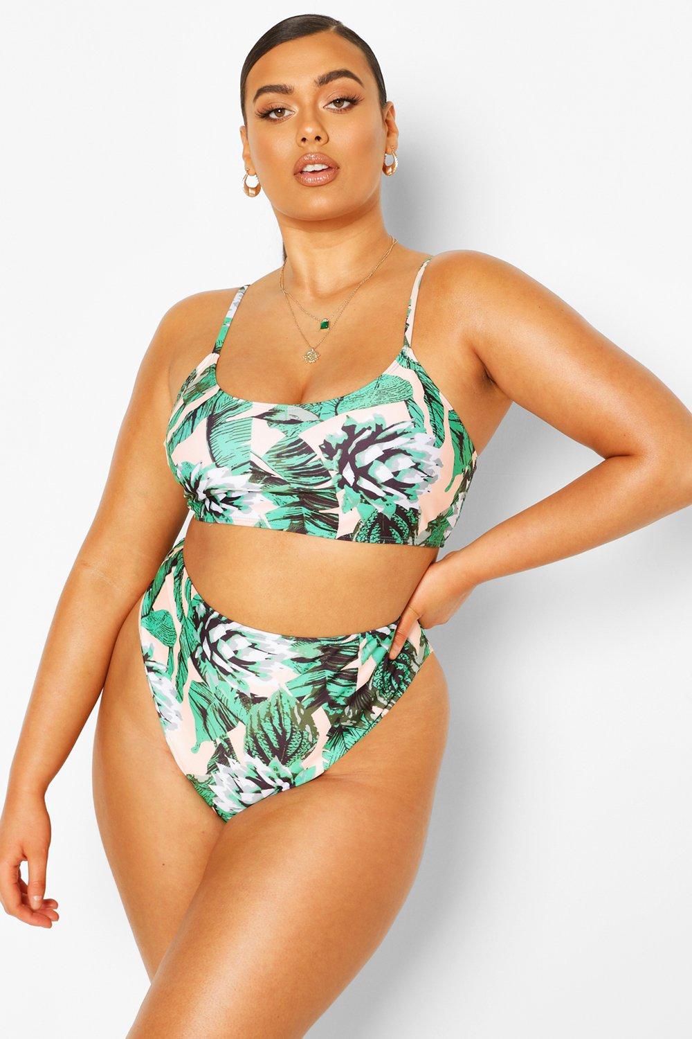 boohoo plus size swimwear