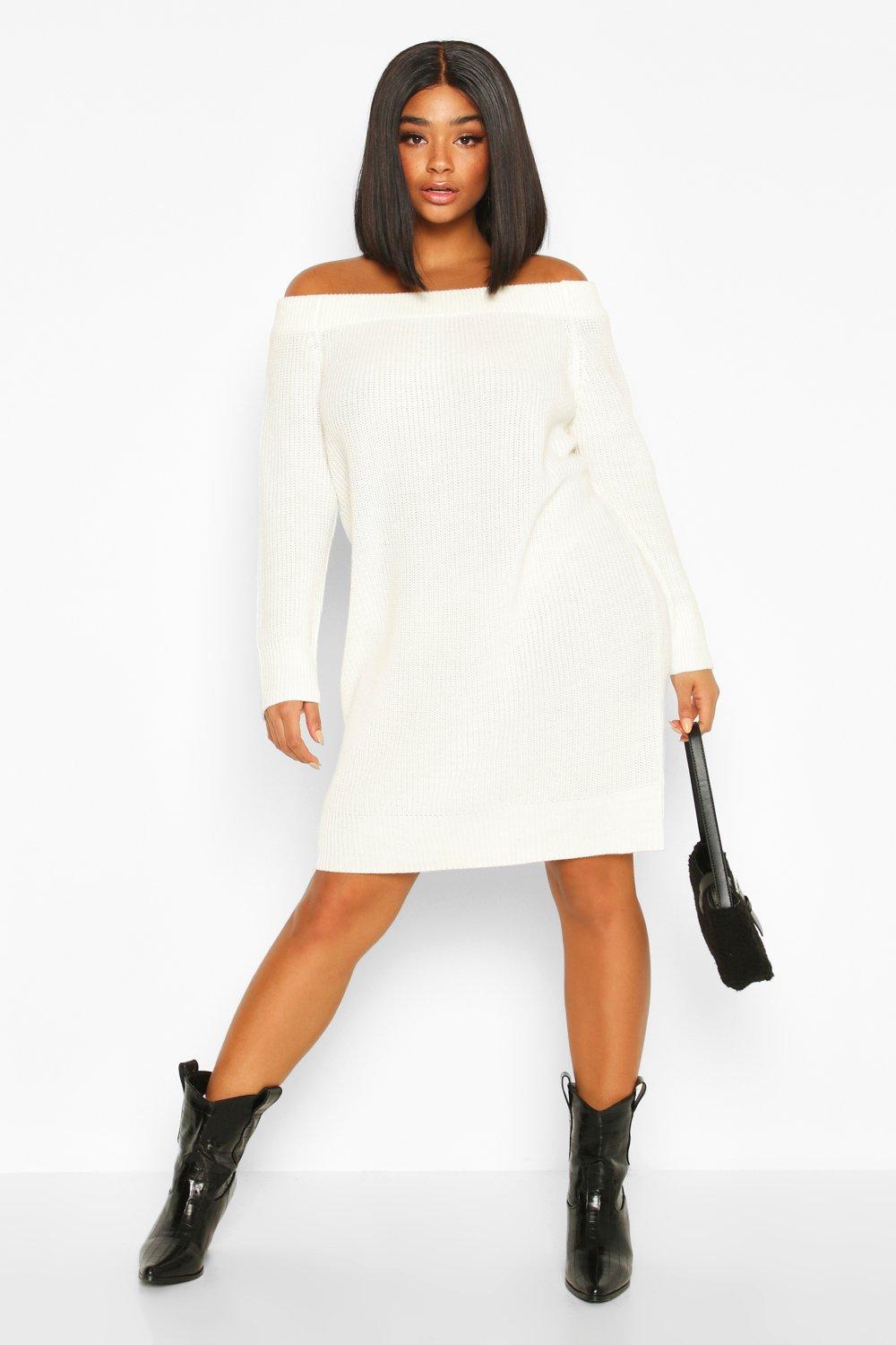 Robe pull epaule dénudée hot sale