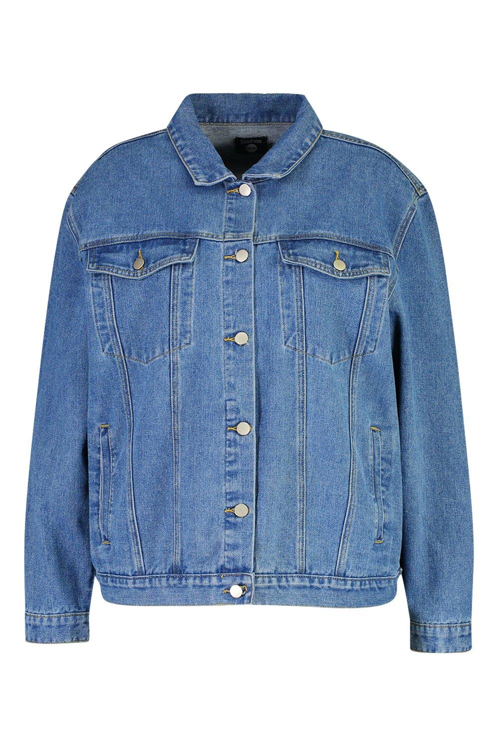 Plus Oversized Denim Jacket