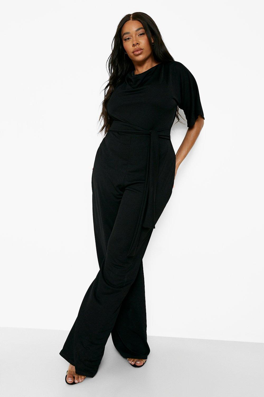 Boohoo store curve jumpsuit