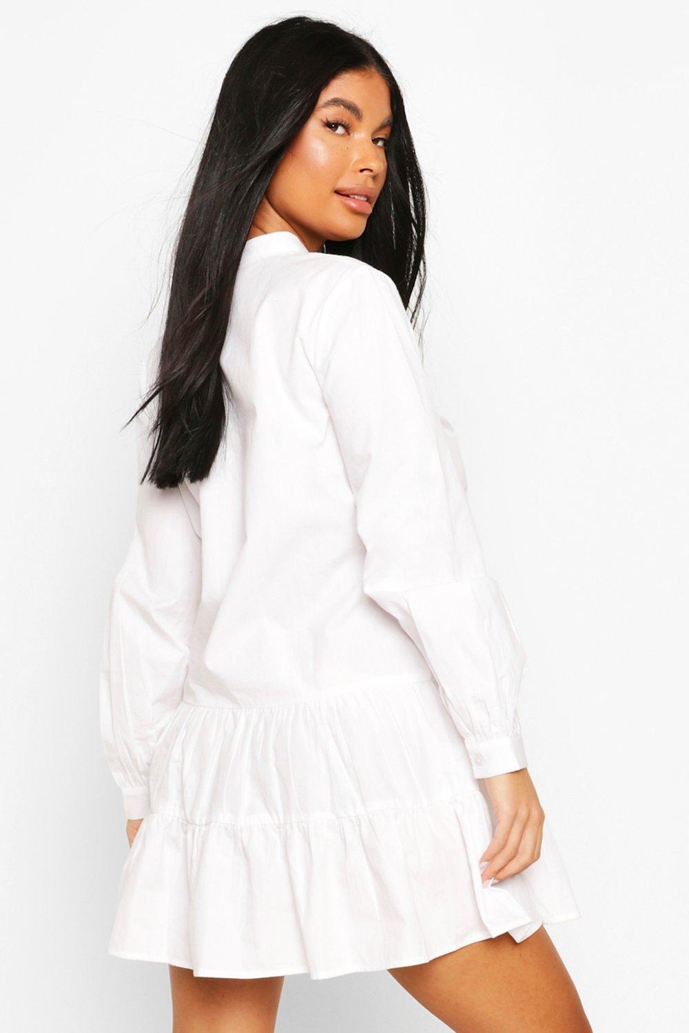 long sleeve smock dress