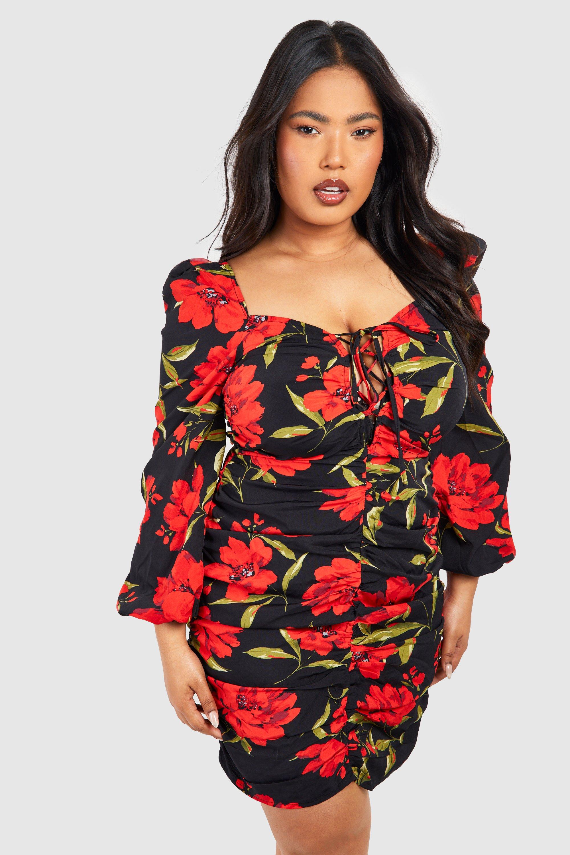 Plus Size Black Dresses | Plus Size Sexy Black Dresses | boohoo USA