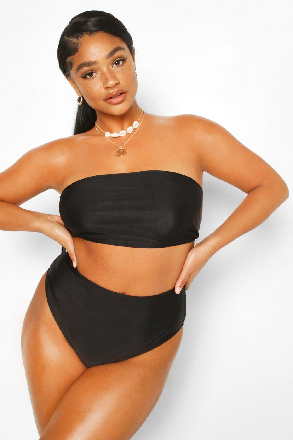 boohoo plus size swimwear