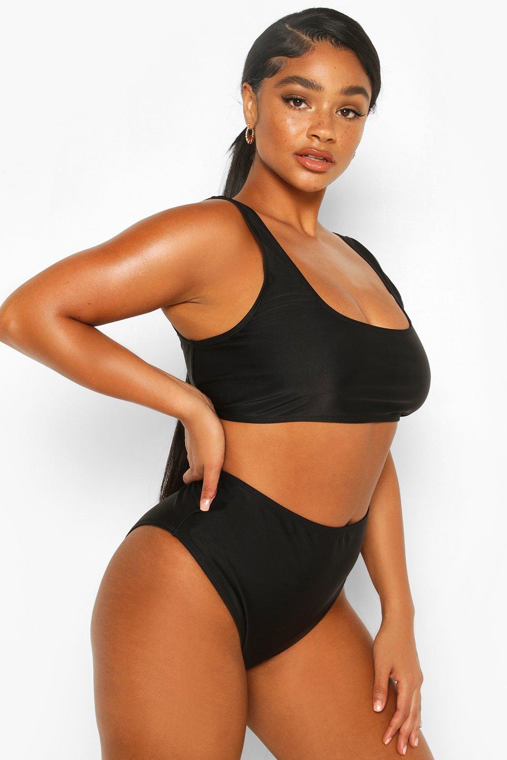 boohoo plus swimwear