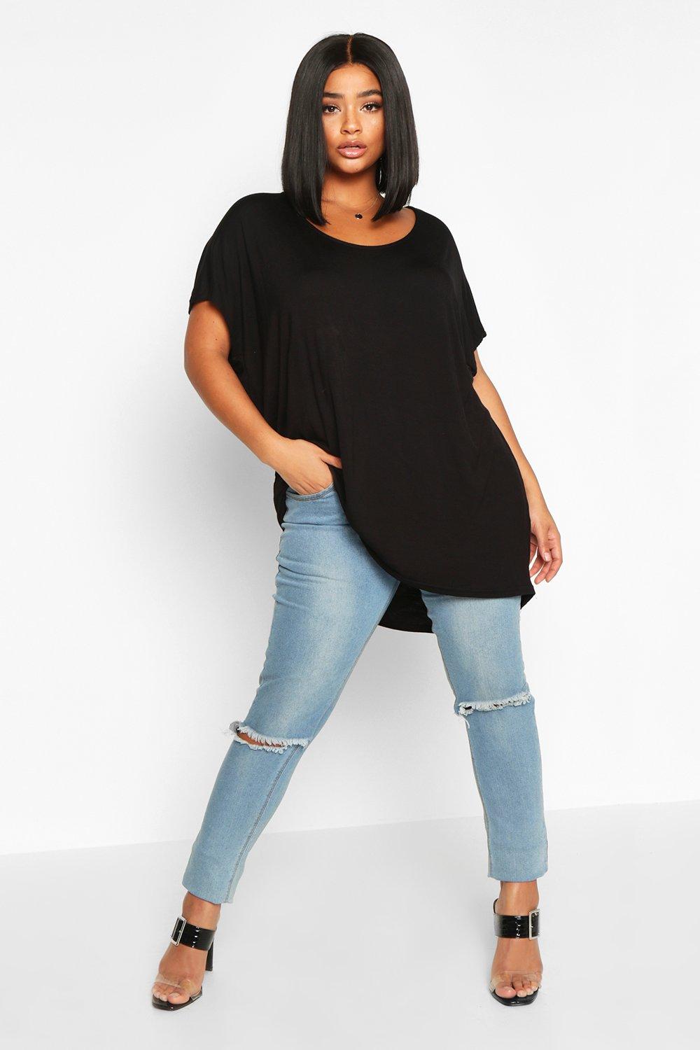 boohoo tops curve