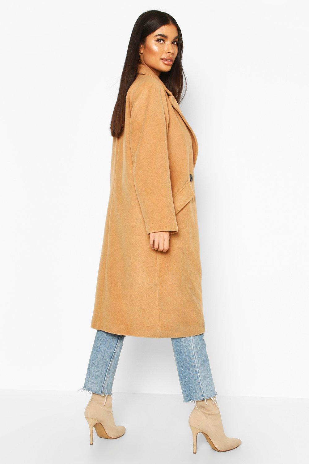 boohoo oversized coat