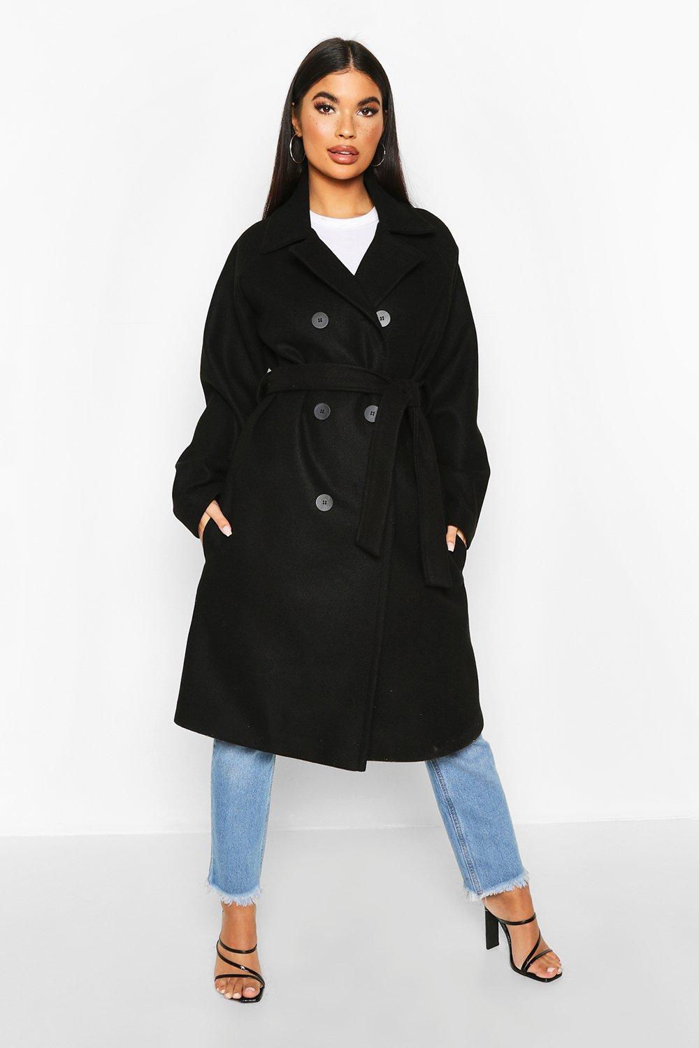 double breasted wool coat petite