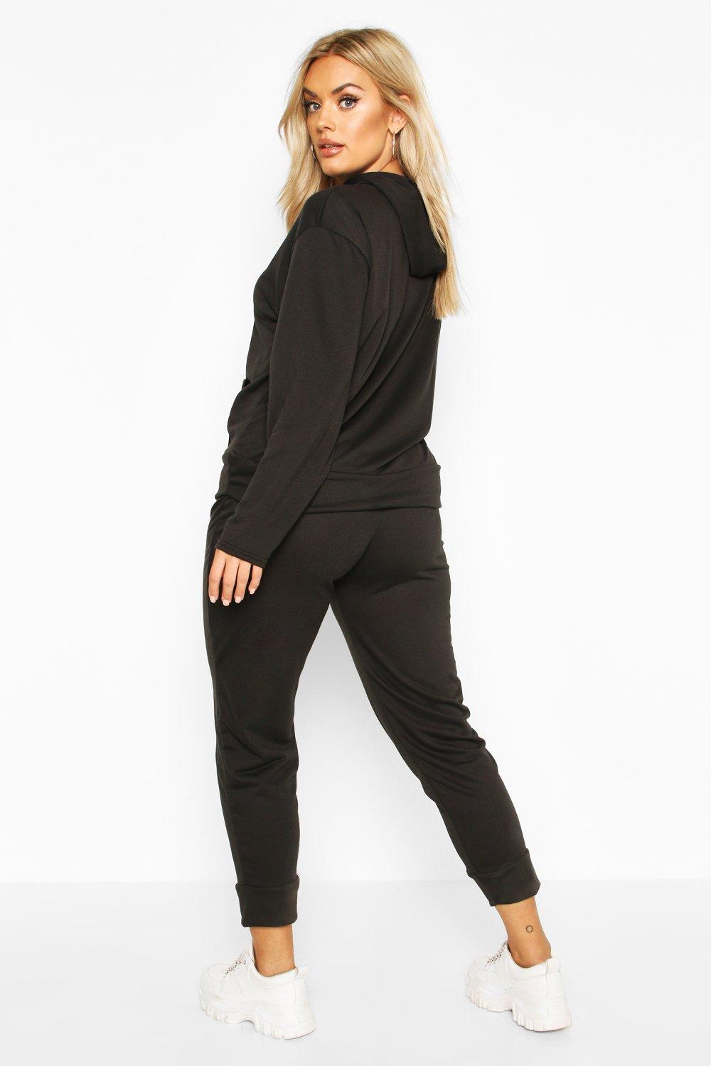 plus black joggers