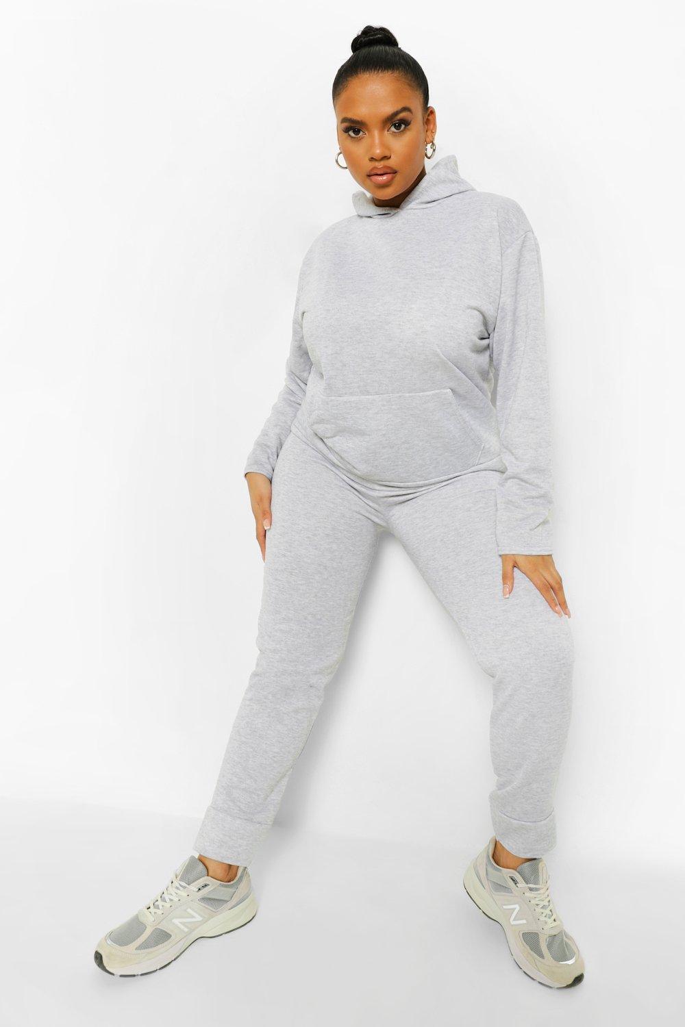 Plus Loopback Hoodie And Jogger Set