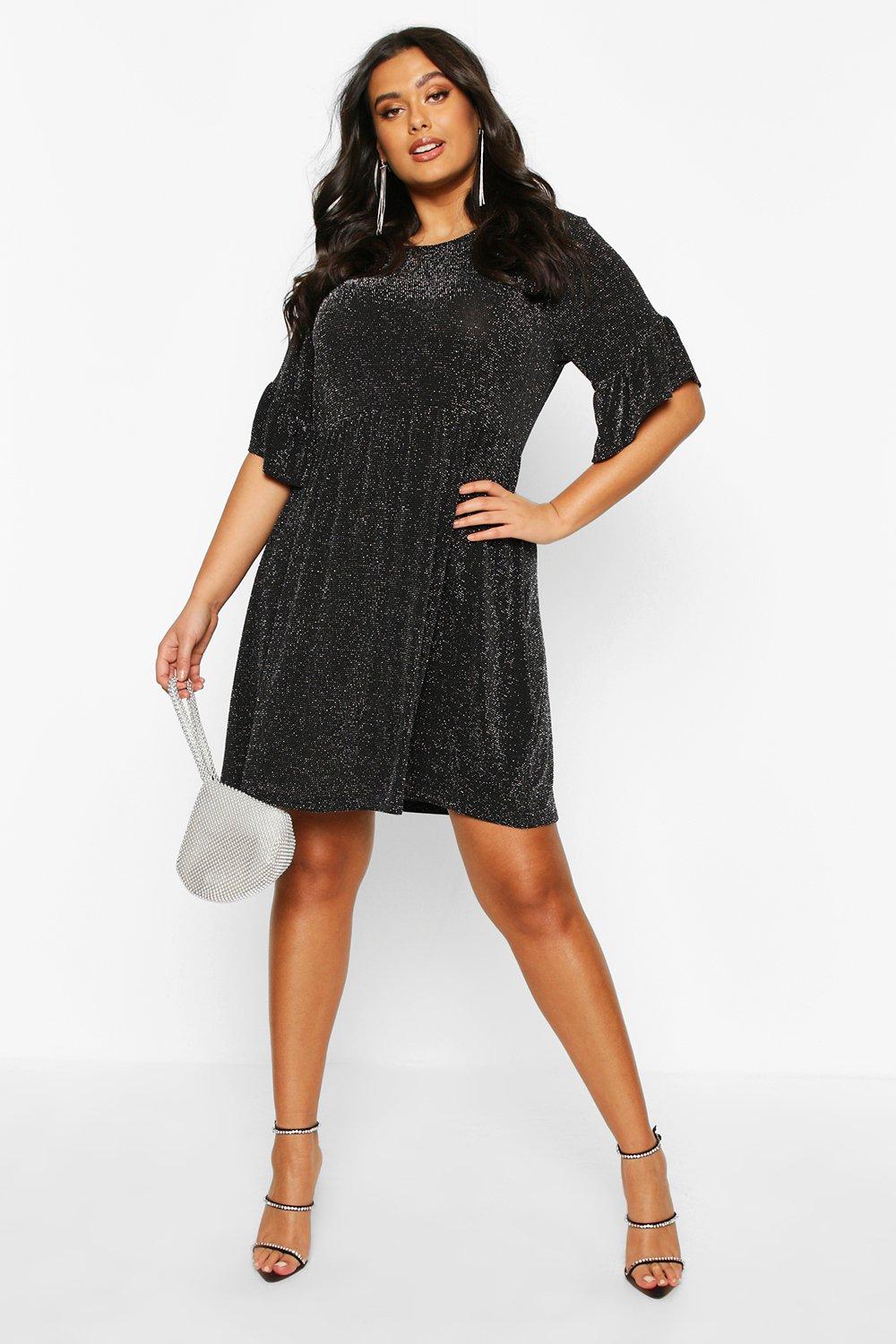 Plus glitter outlet dress