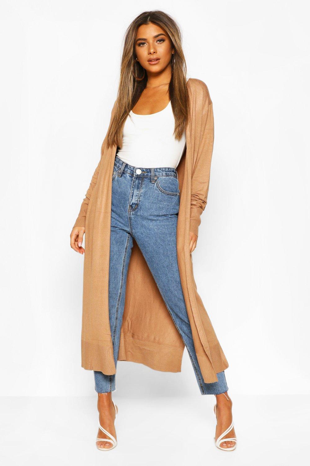 petite maxi cardigan