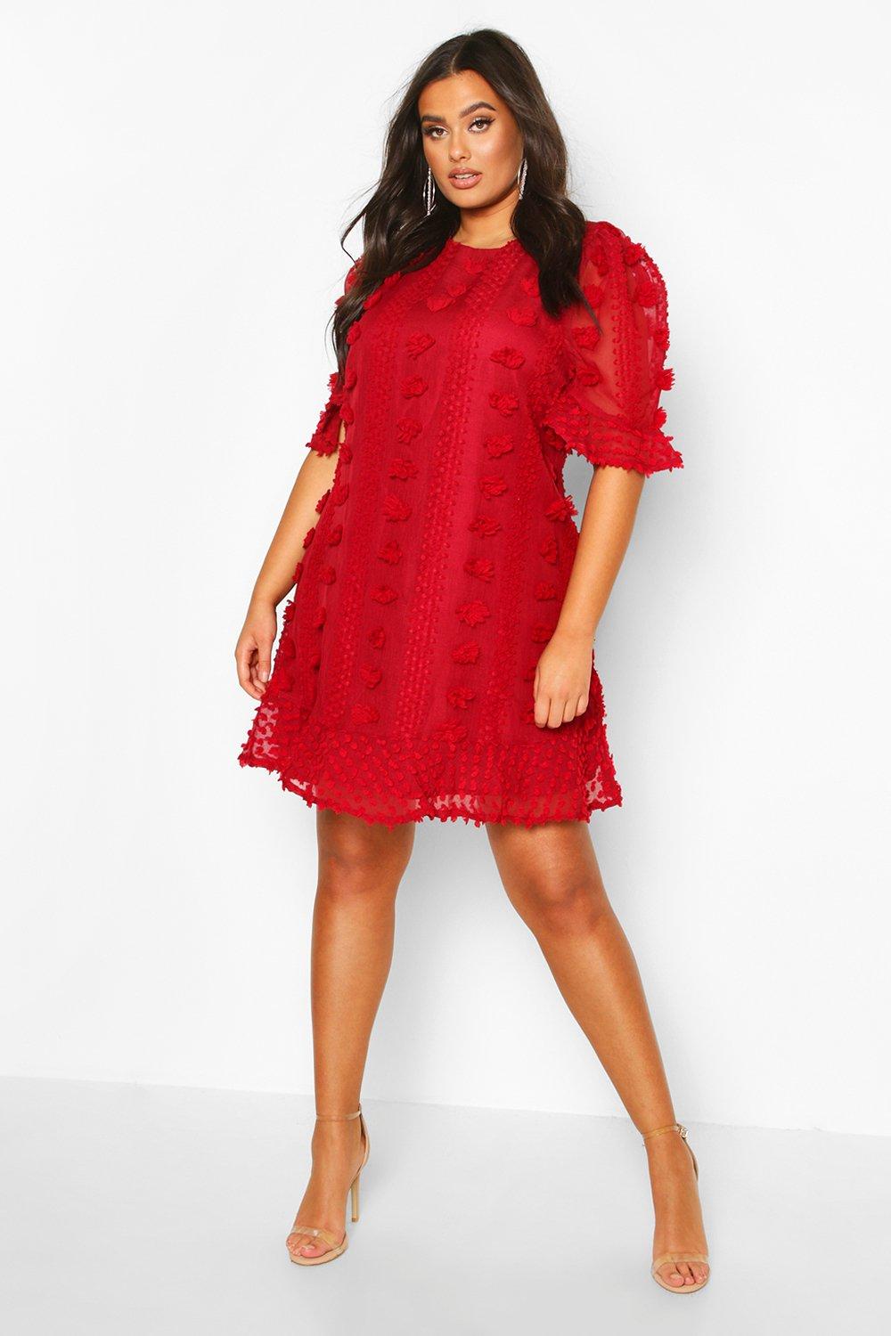 boohoo party dress plus size