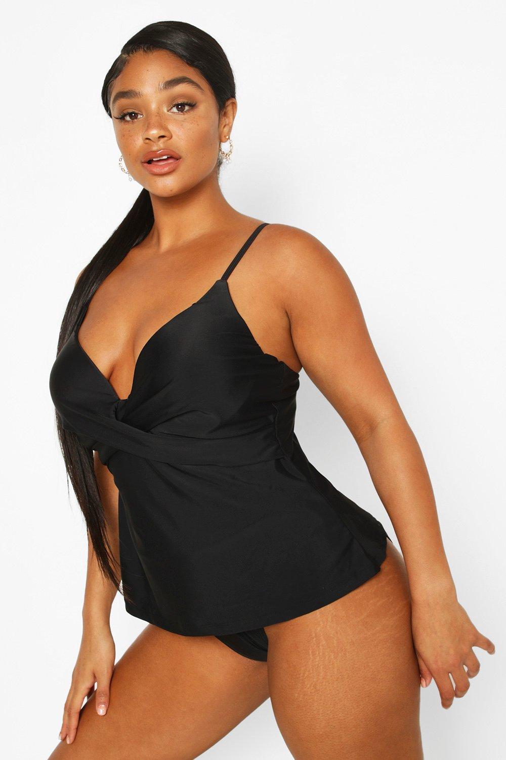 boohoo plus swimsuit