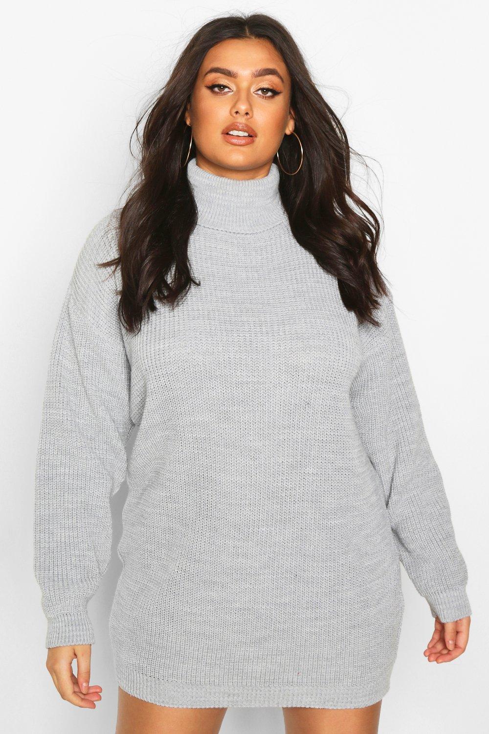 white fluffy jumper dress