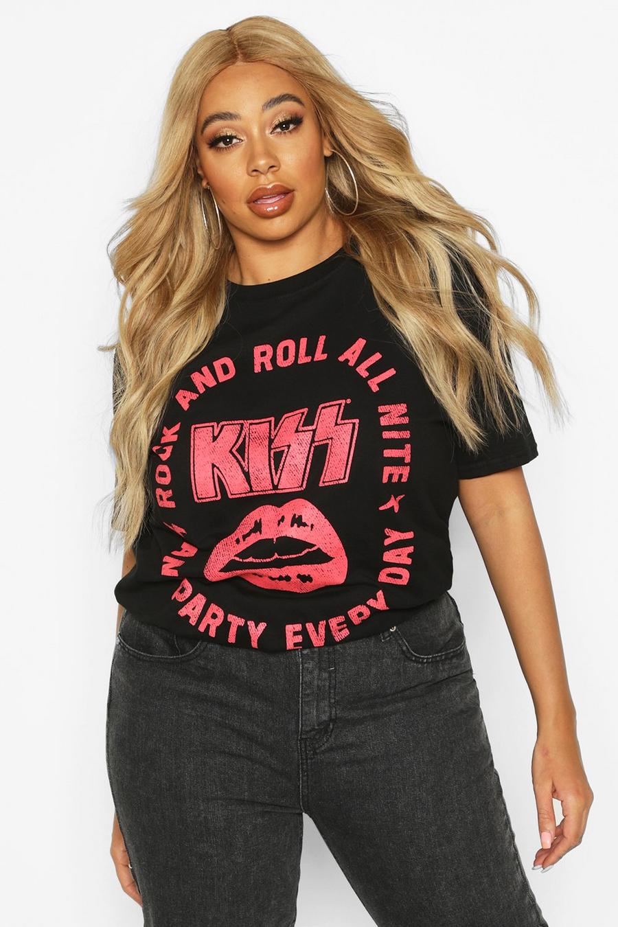 Plus Rock And Roll All Nite Kiss License T-Shirt image number 1