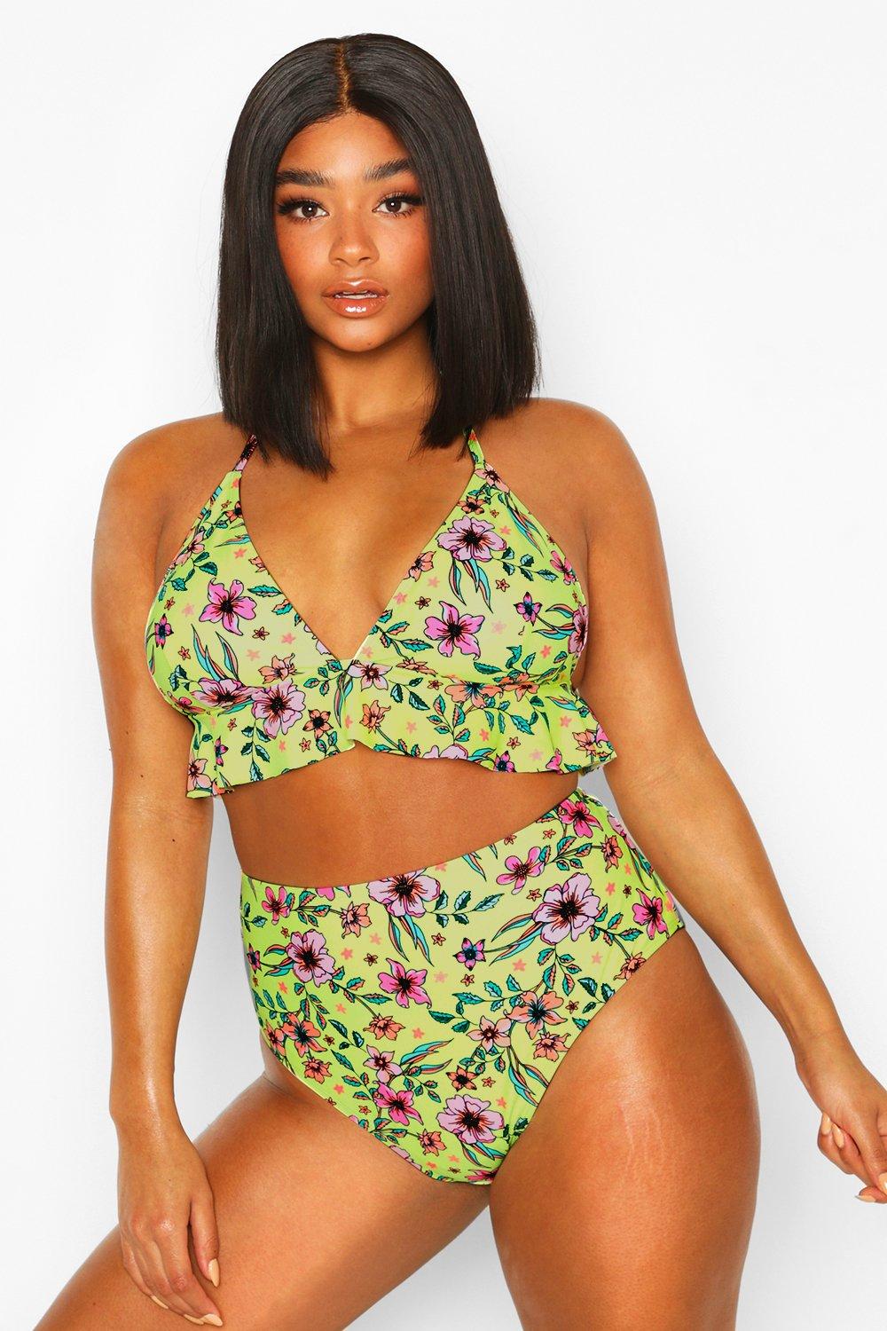 boohoo plus swimsuit