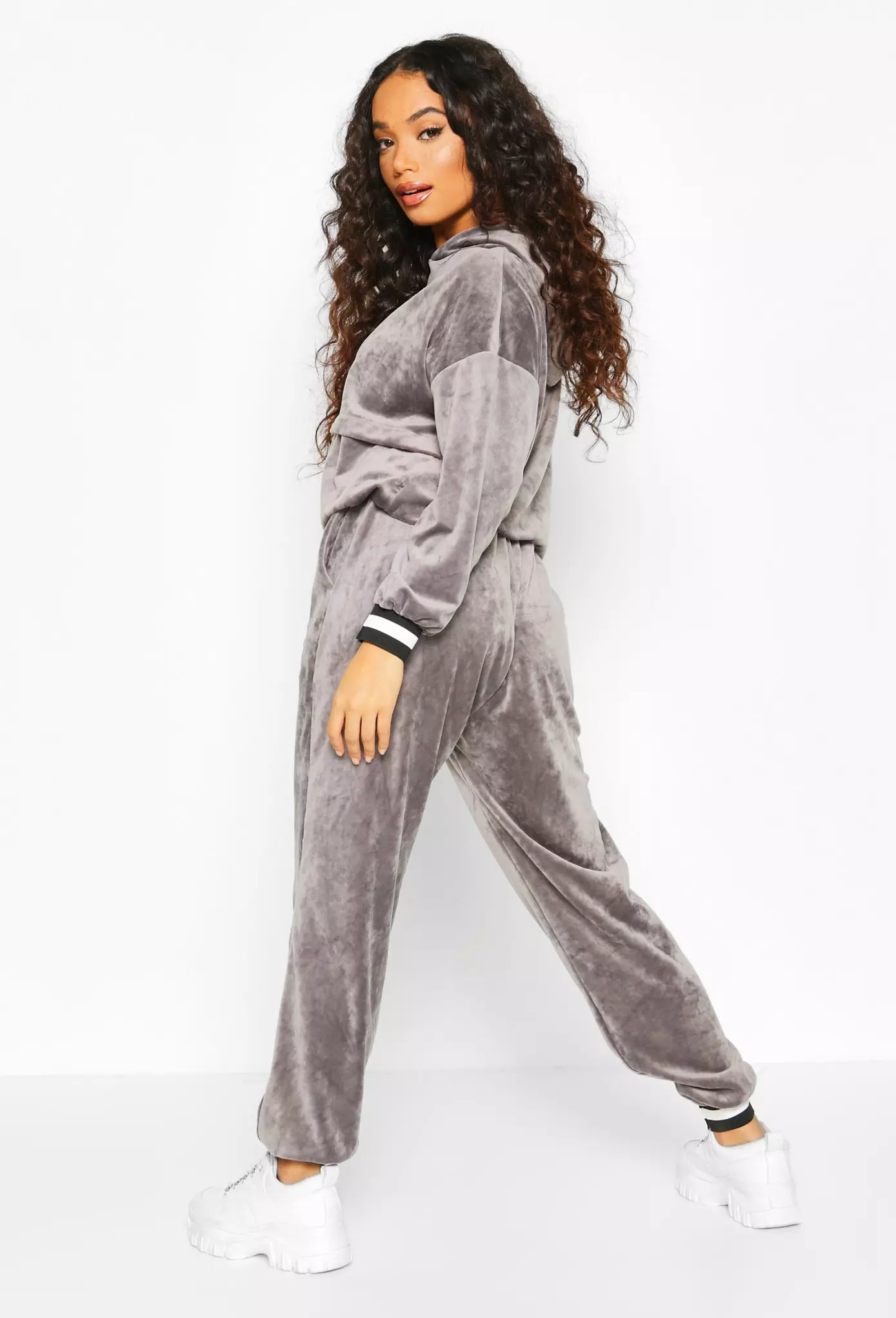 Petite sales velour sweatsuits