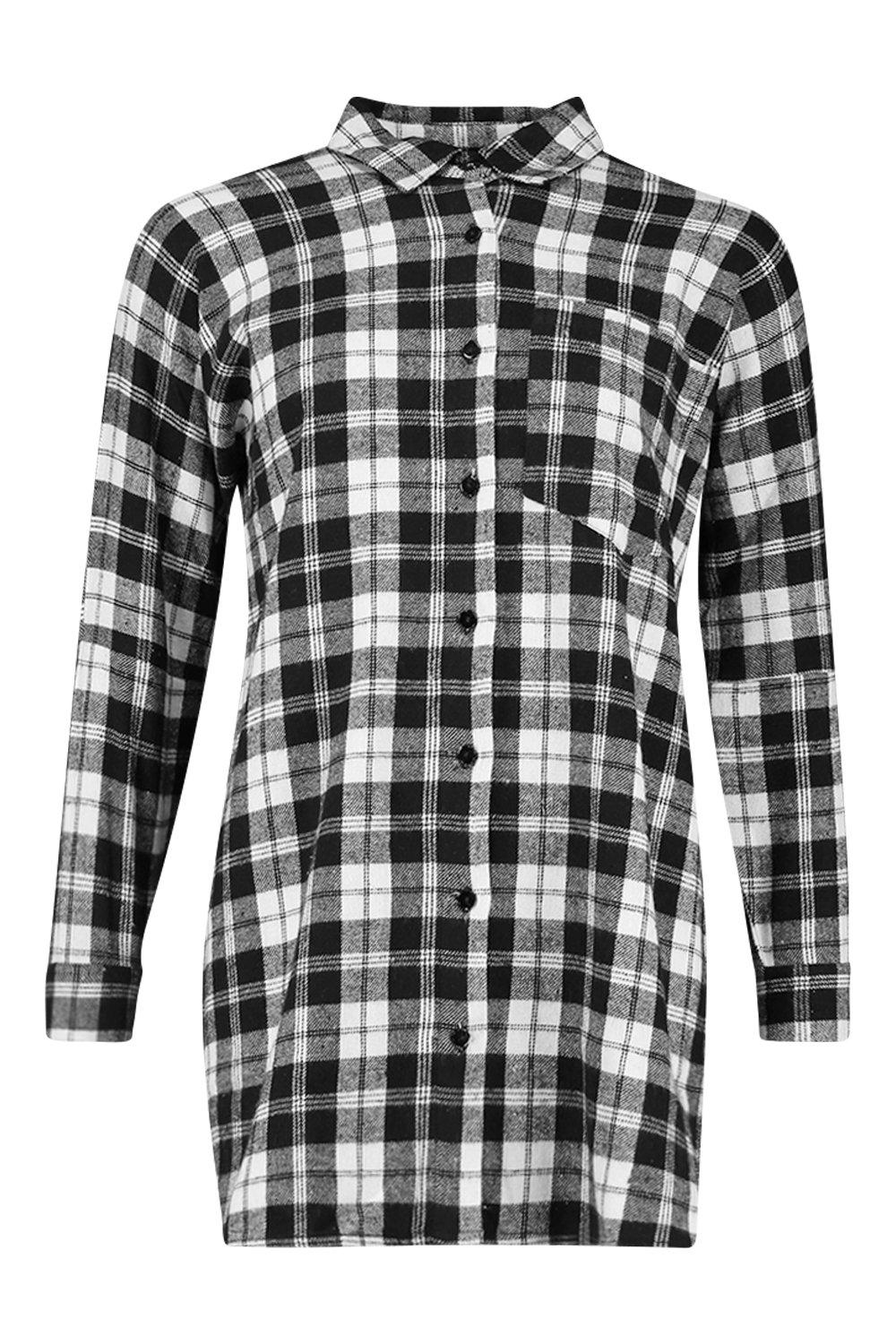 boohoo petite shirt dress