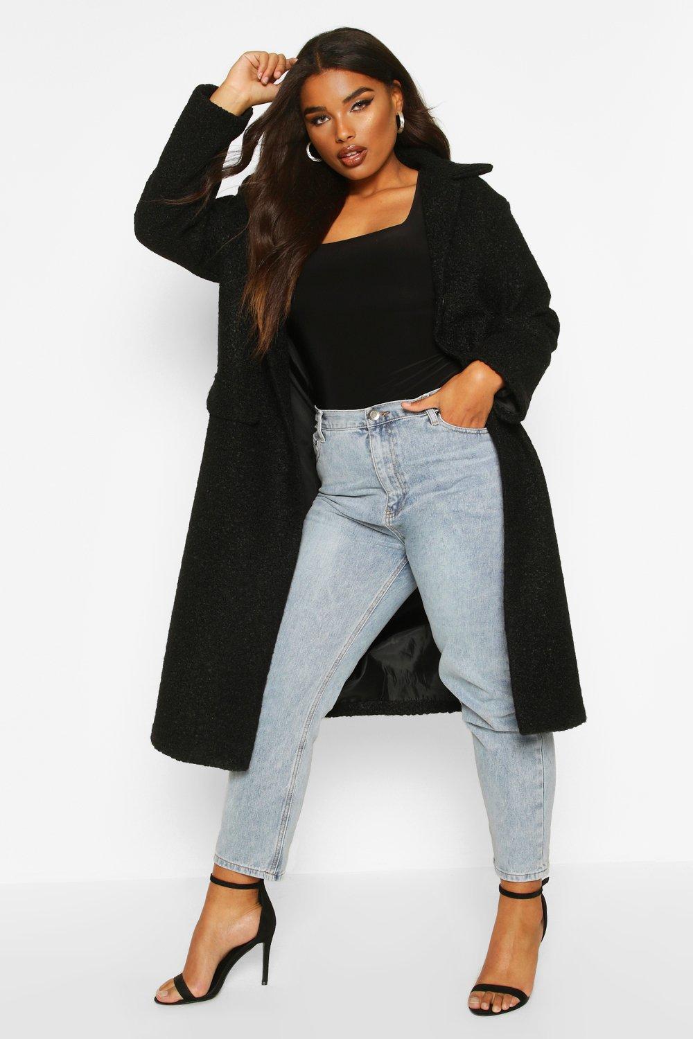 longline teddy coat