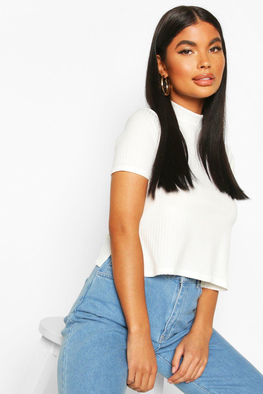 Boohoo Maternity Side Split T-shirt in White