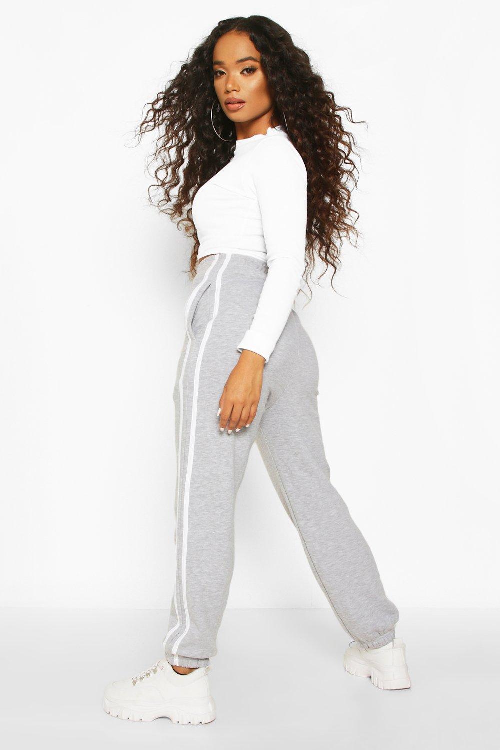 Petite Side Stripe Boyfriend Joggers