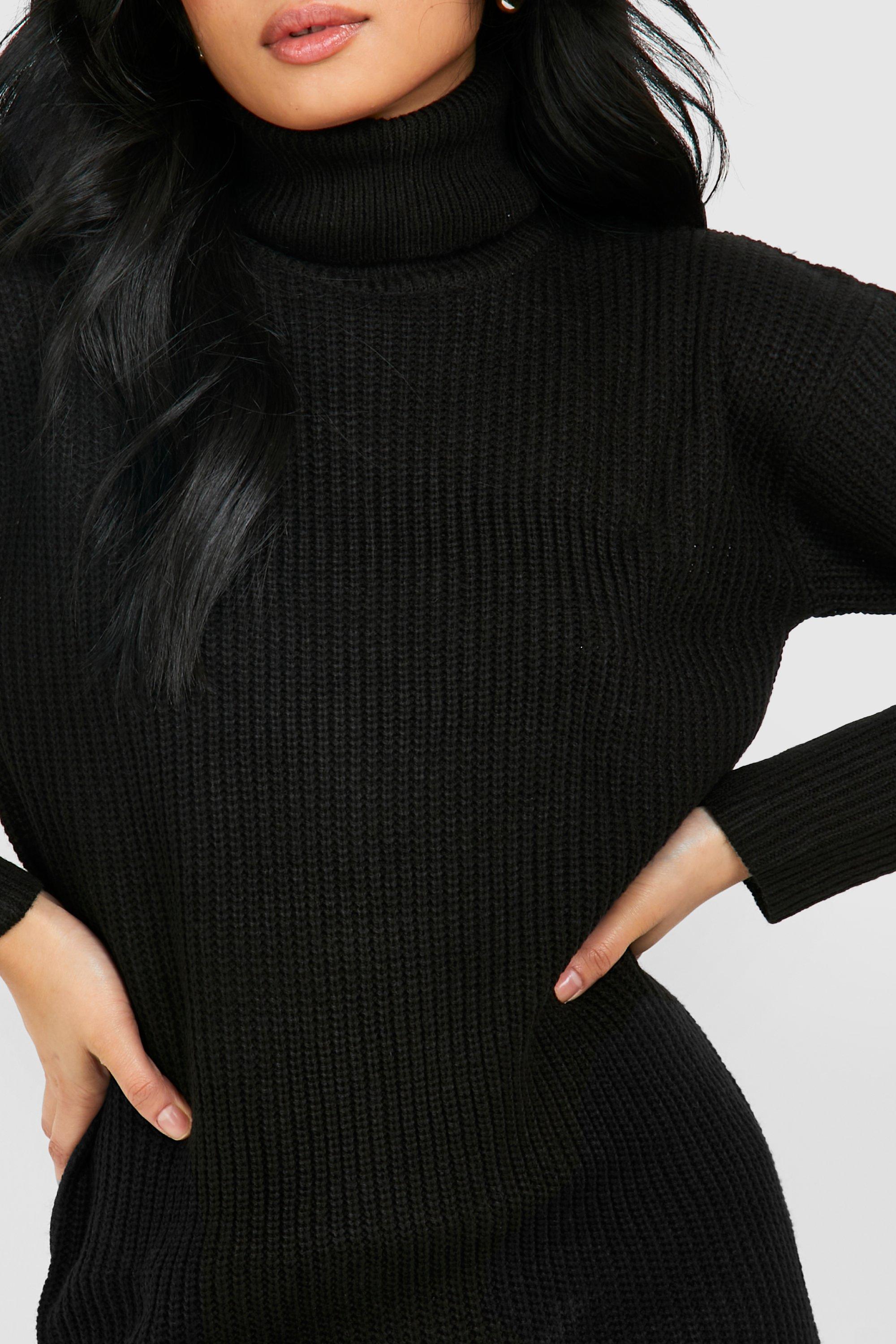 Boohoo hot sale turtleneck dress