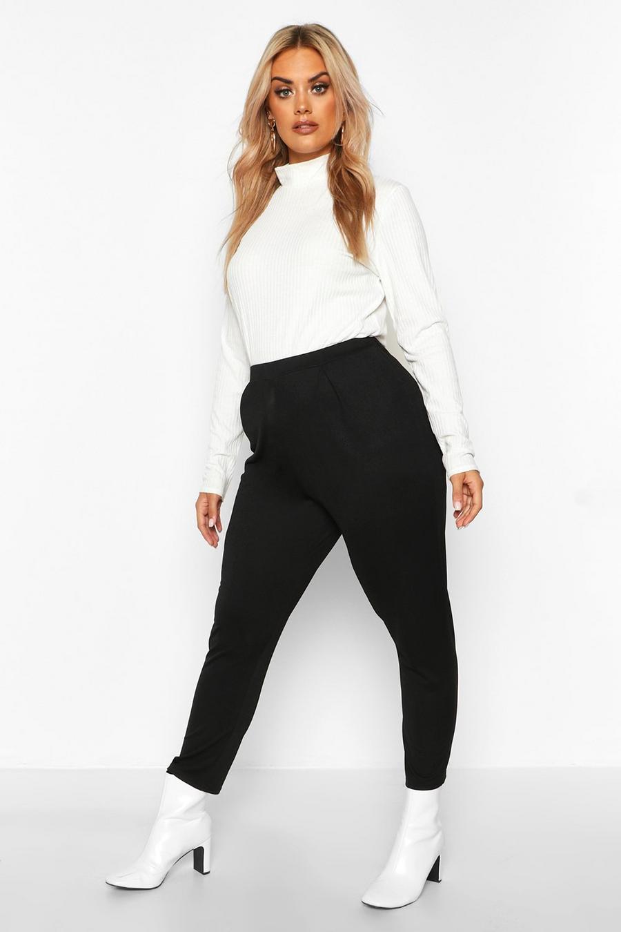 Plus Pleat Front Skinny Pants image number 1