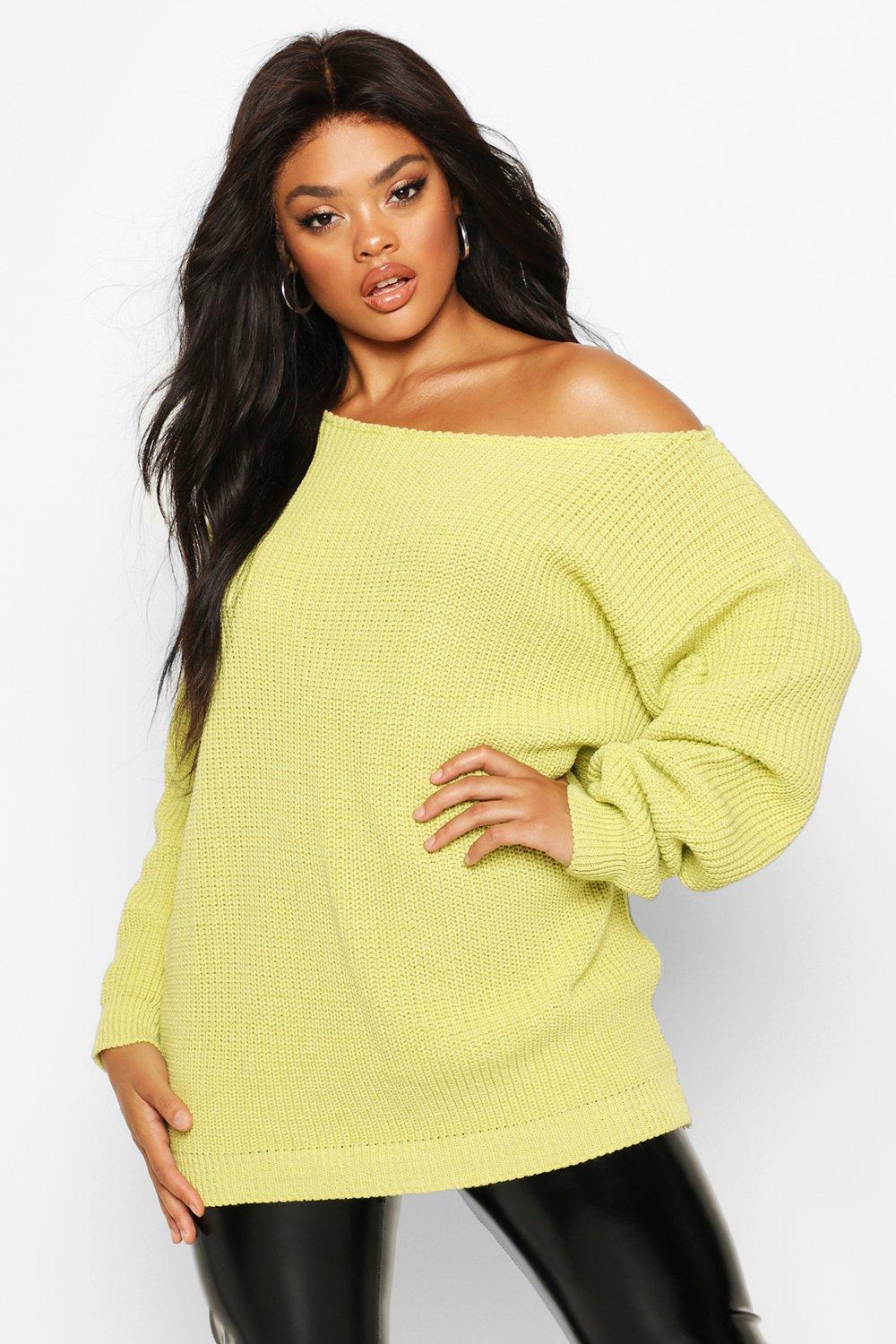 plus size mustard yellow sweater