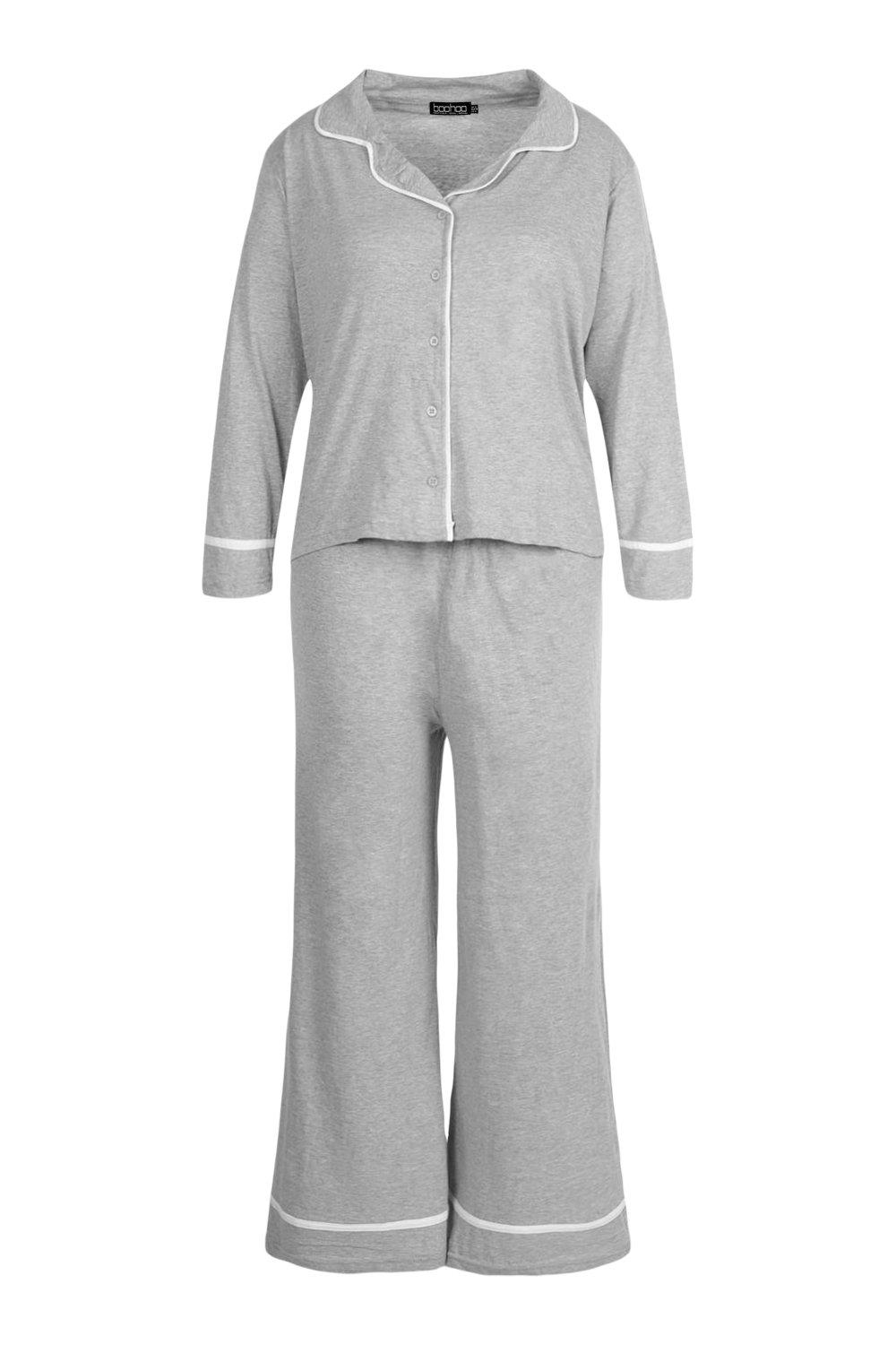 Boohoo jersey pyjamas hot sale