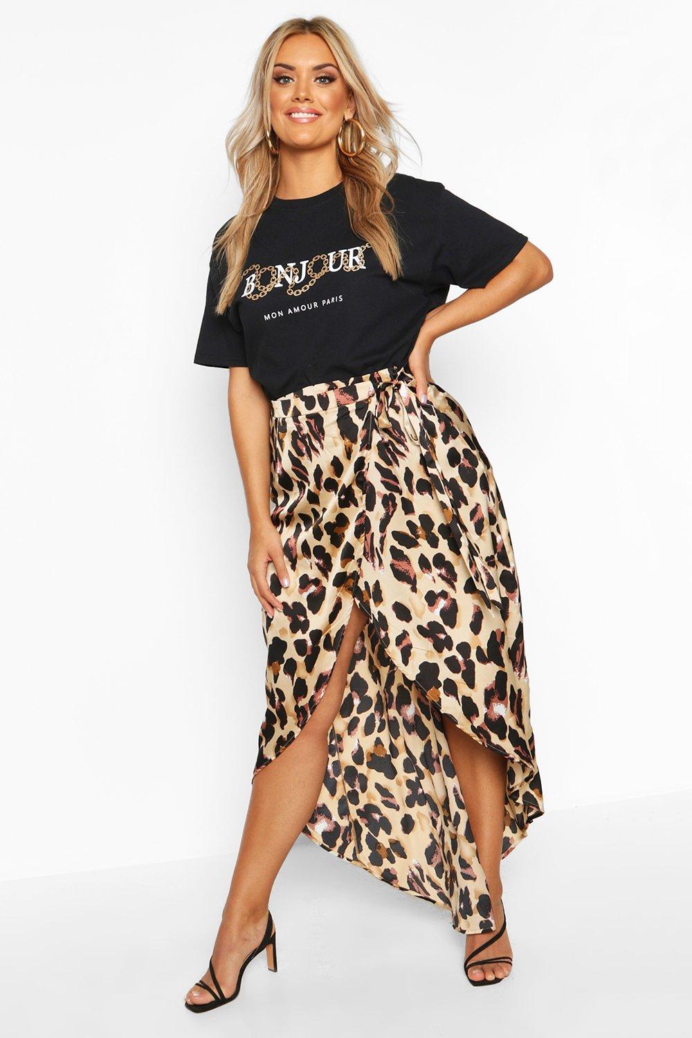 Leopard wrap 2025 skirt 3x