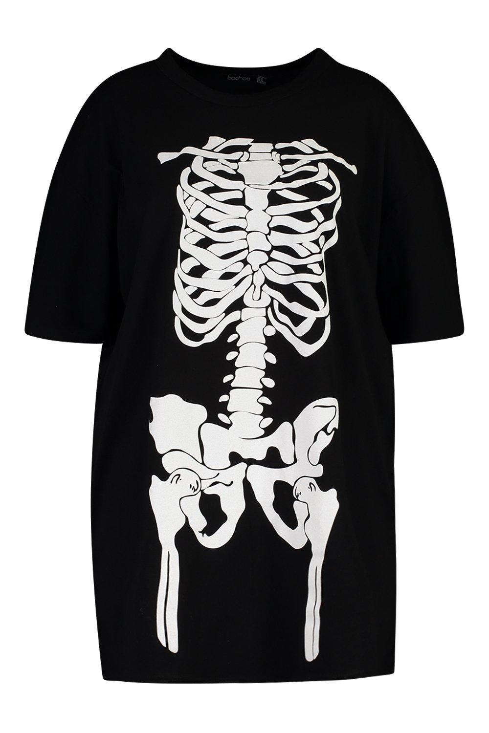 Skeleton t hot sale shirt dress