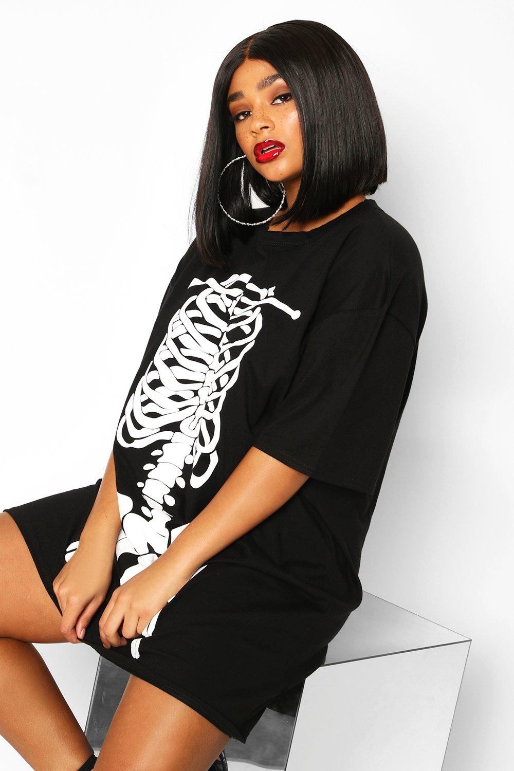 Boohoo skeleton clearance dress