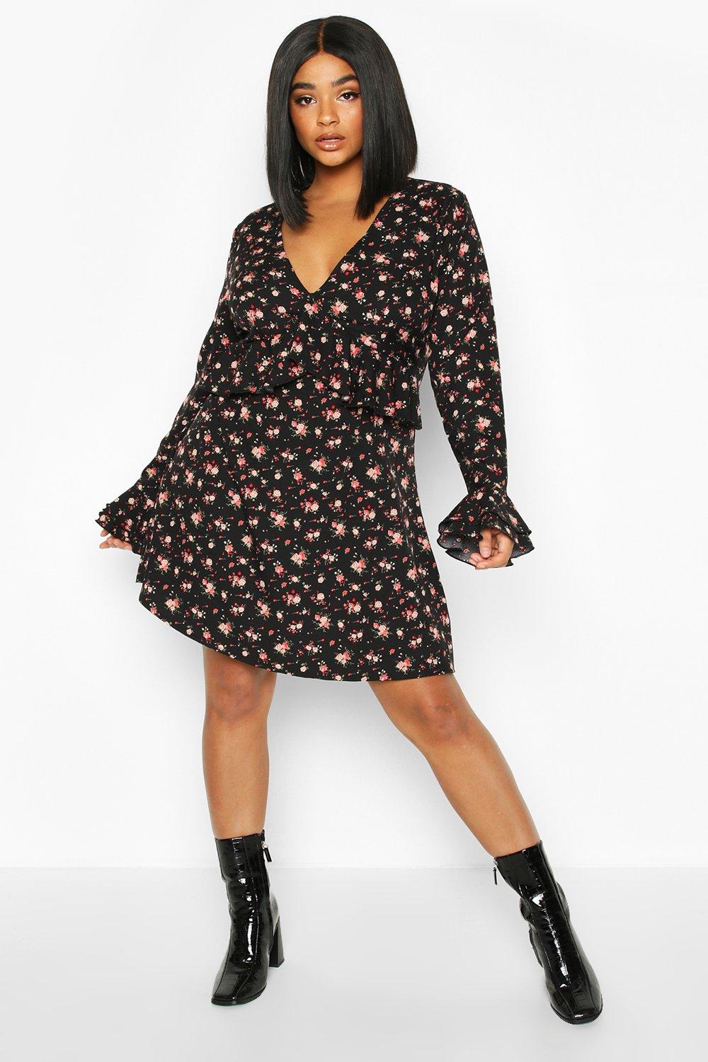 boohoo skater dress