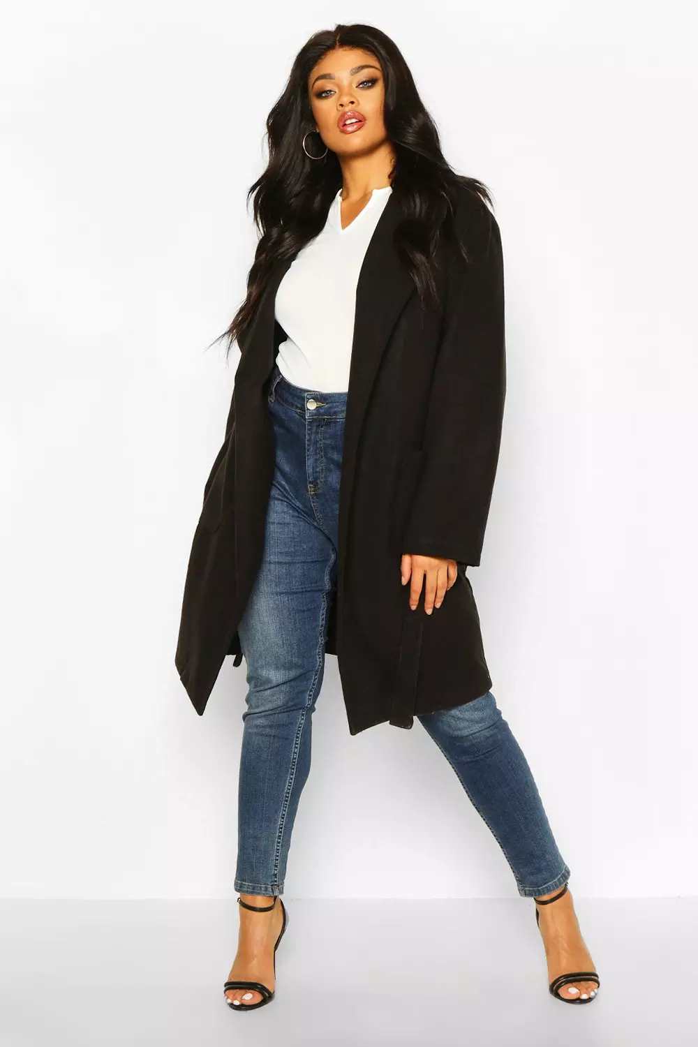 Wrap on sale duster coat