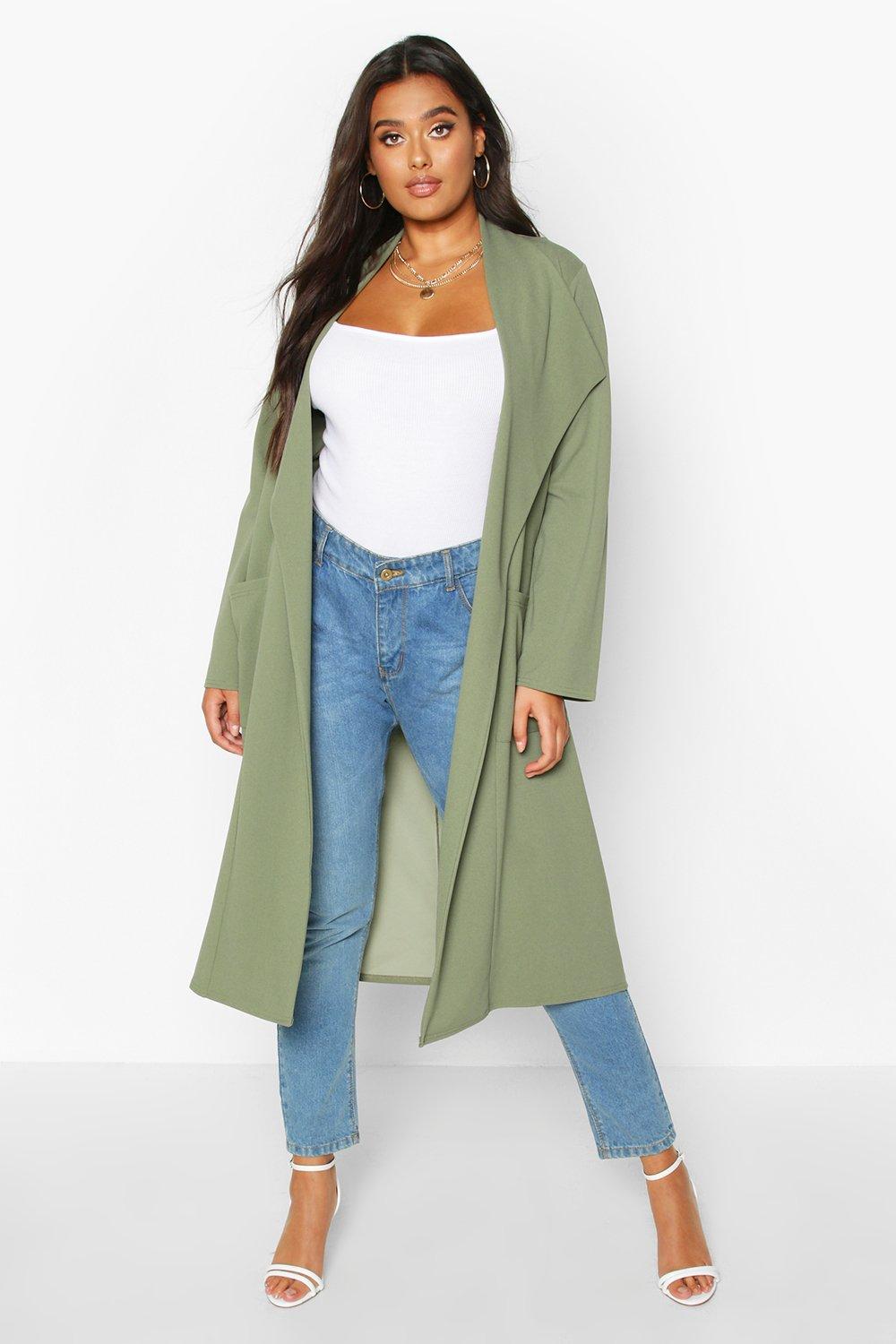 boohoo duster coat