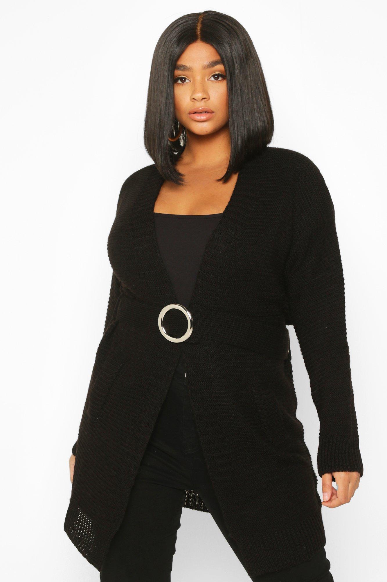 boohoo longline cardigan