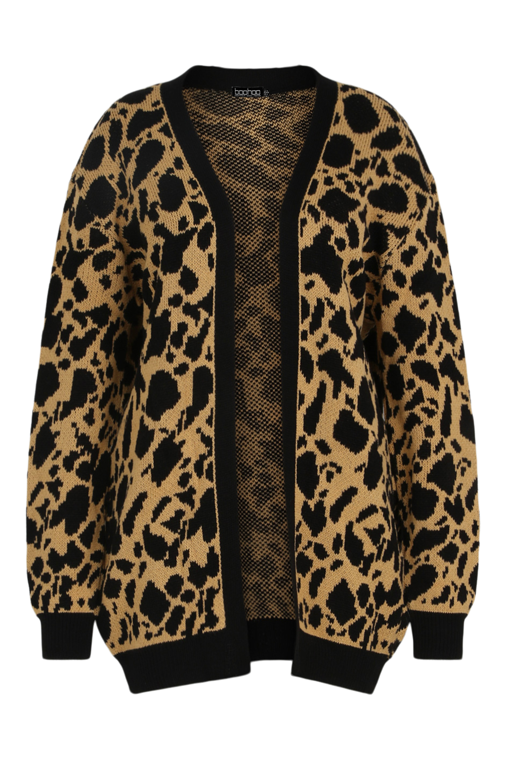 Plus Jacquard Animal Print Cardigan | boohoo