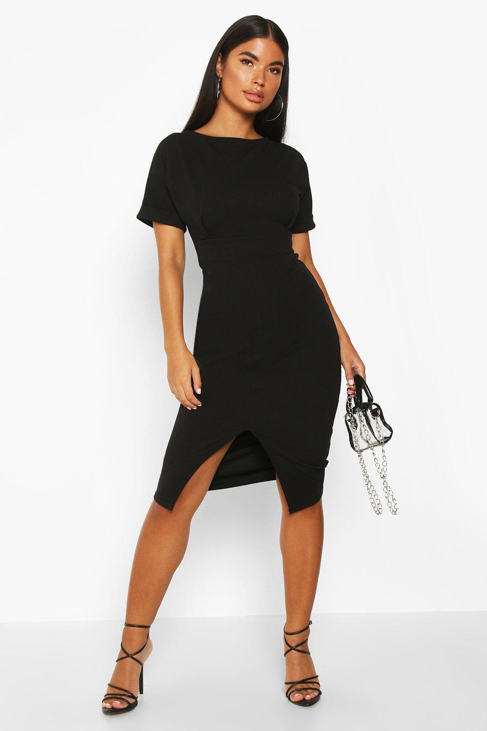 petite split dress