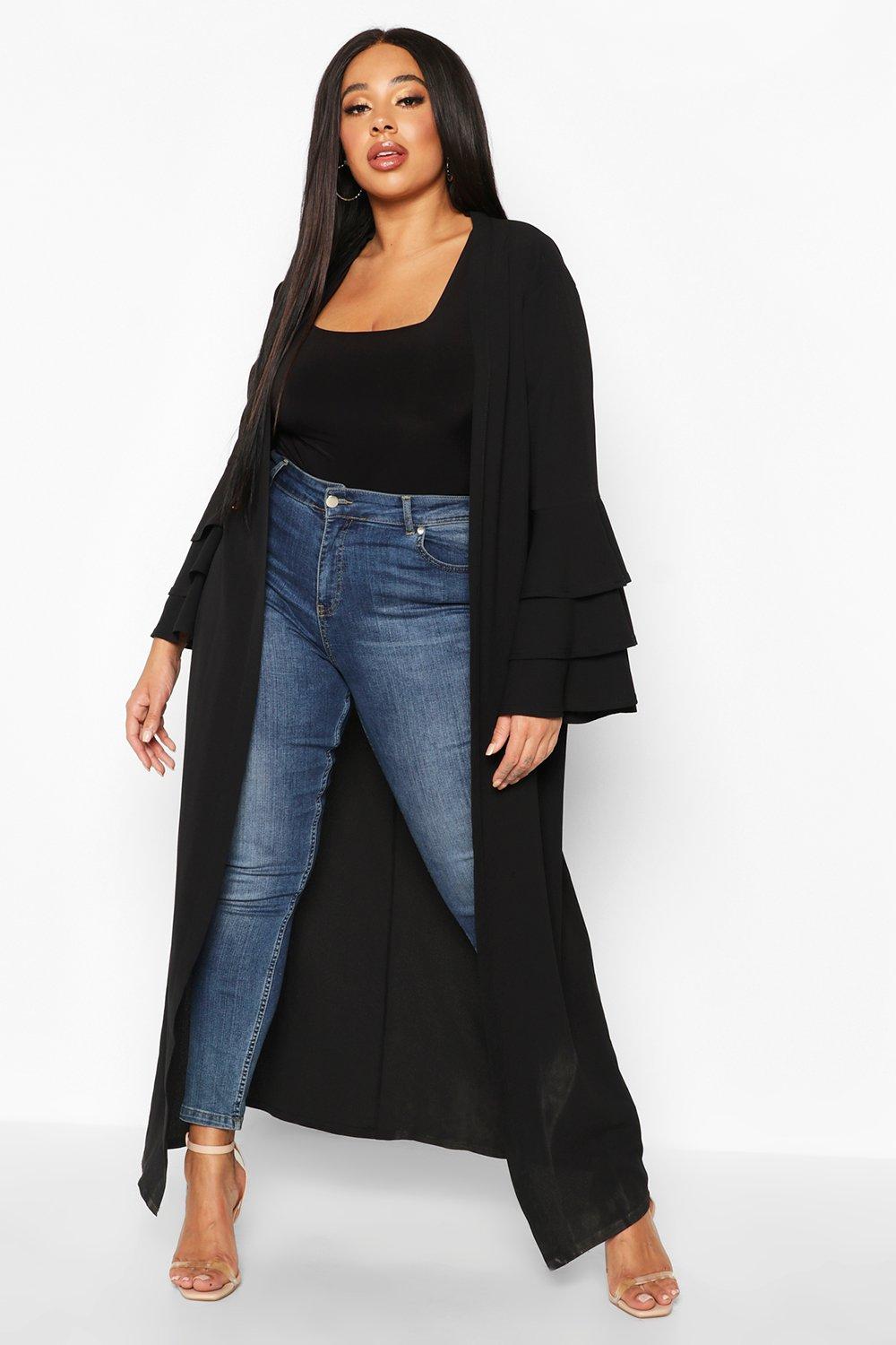 maxi chiffon kimono